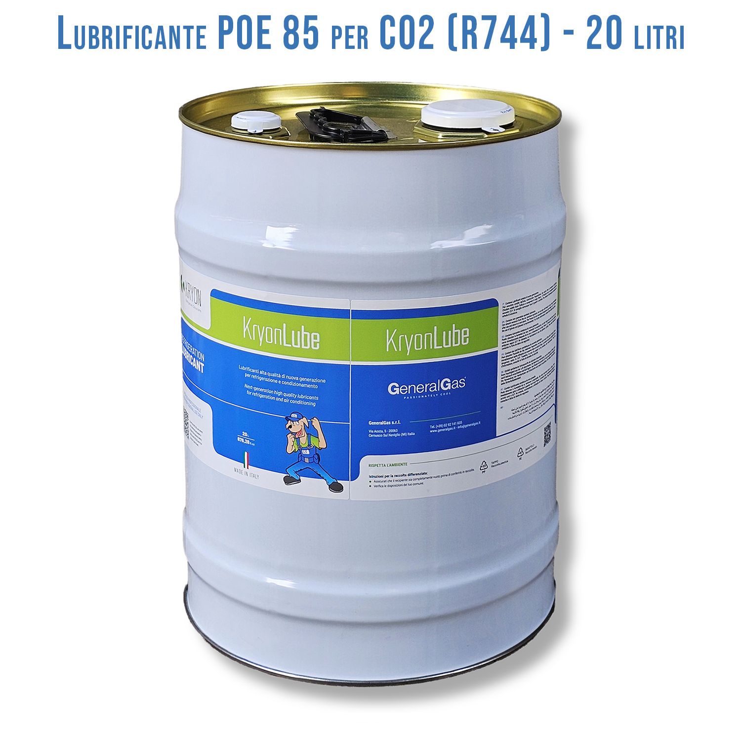 HVACR-Schmiermittel KryonLube POE 85 CO2 - Polyolester - Metallkanister 20 Liter