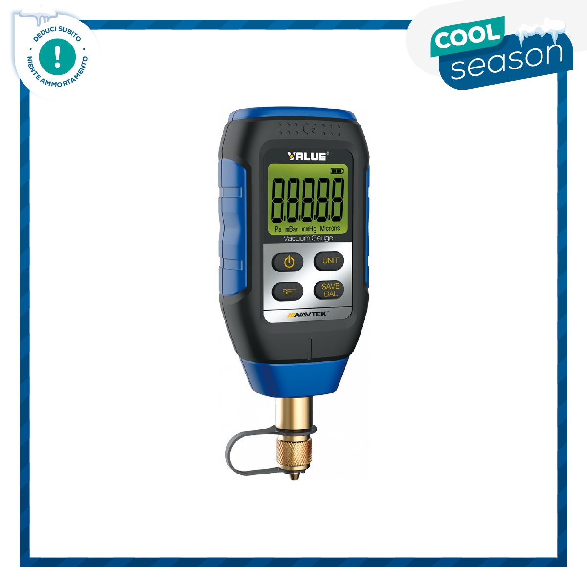 VALUE VMV-1 Digitales Vakuummeter