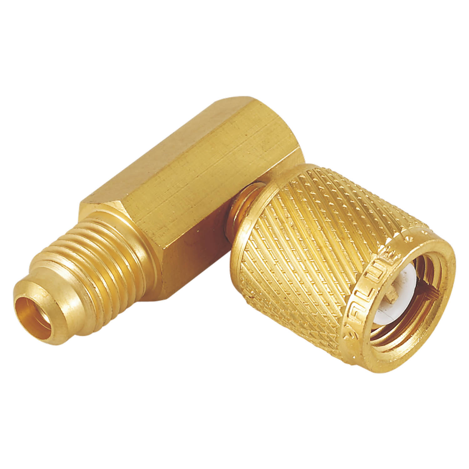 90° Messingadapter für 1/4