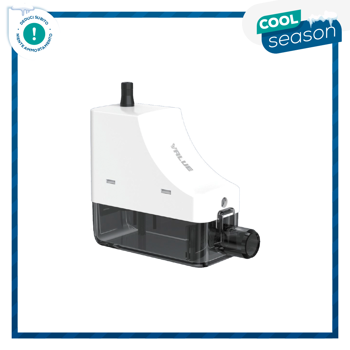 Value L-MINI Eck-Kondensatpumpe – Fördermenge 24 L/h