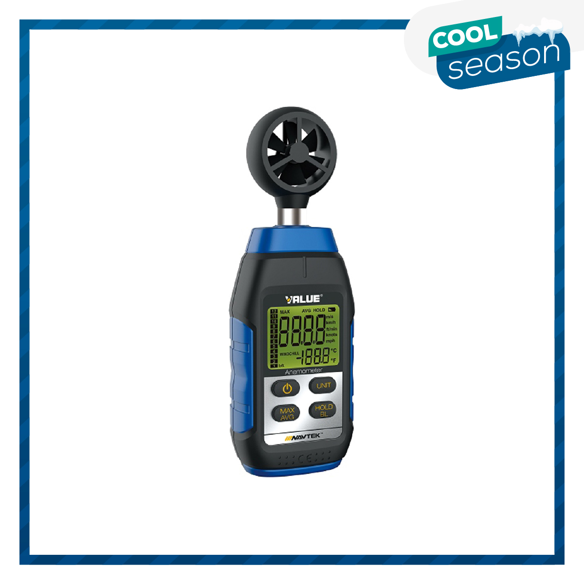 VALUE VMA-1 Digitales Anemometer