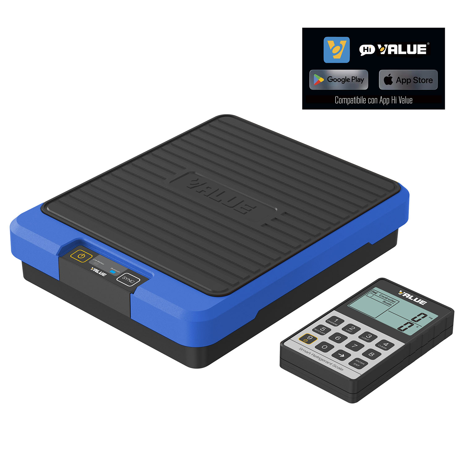 VALUE Intelligente Waage für Kältemittelbefüllung und -rückgewinnung VRS2A