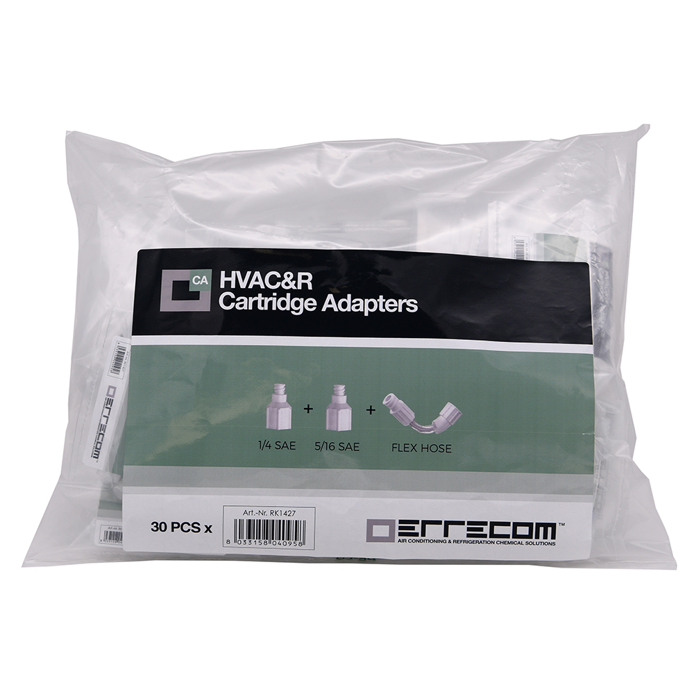 30 x R&AC Kunststoff-Adapter-Kits für ULTRA System Spritzen und Farbstoffe - 1/4 SAE, 5/16 SAE + Schlauch - Packung mit 30 Kits