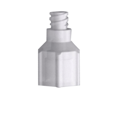 20 x R&AC Kunststoffadapter für ULTRA System Spritzen und Farbstoffe - 1/4 SAE - Packung mit 20 Stück.
