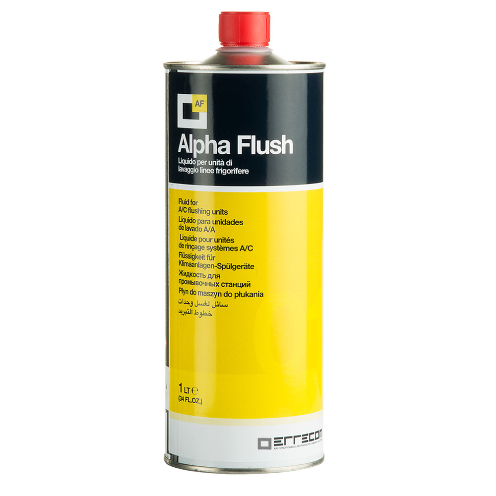 12 x Flüssigkeit für automatische Waschanlagen für Kühlleitungen - ALPHA FLUSH - 1 lt - Pack Nr. 12 Stück.