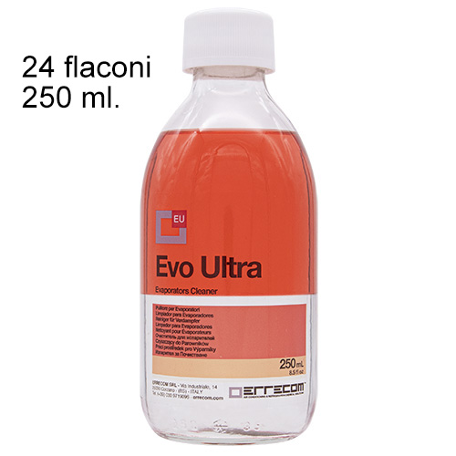 Evo Ultra - Konzentrierter Verdampferreiniger - 250 ml. - Packung Nr. 24 Stück im Thekendisplay