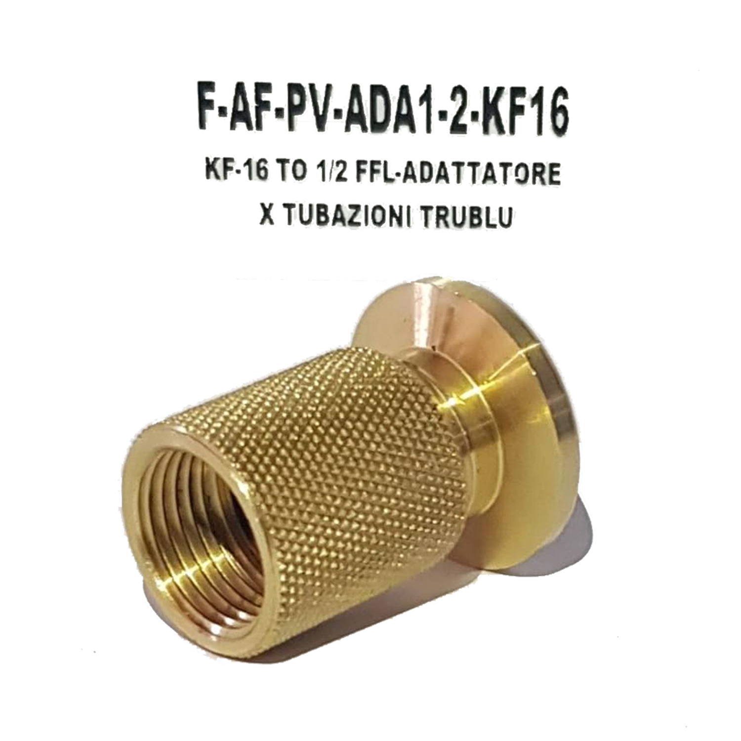 Ersatz TruBlu Vakuumschlauch-Adapter KF-16 auf 1/2 FFL