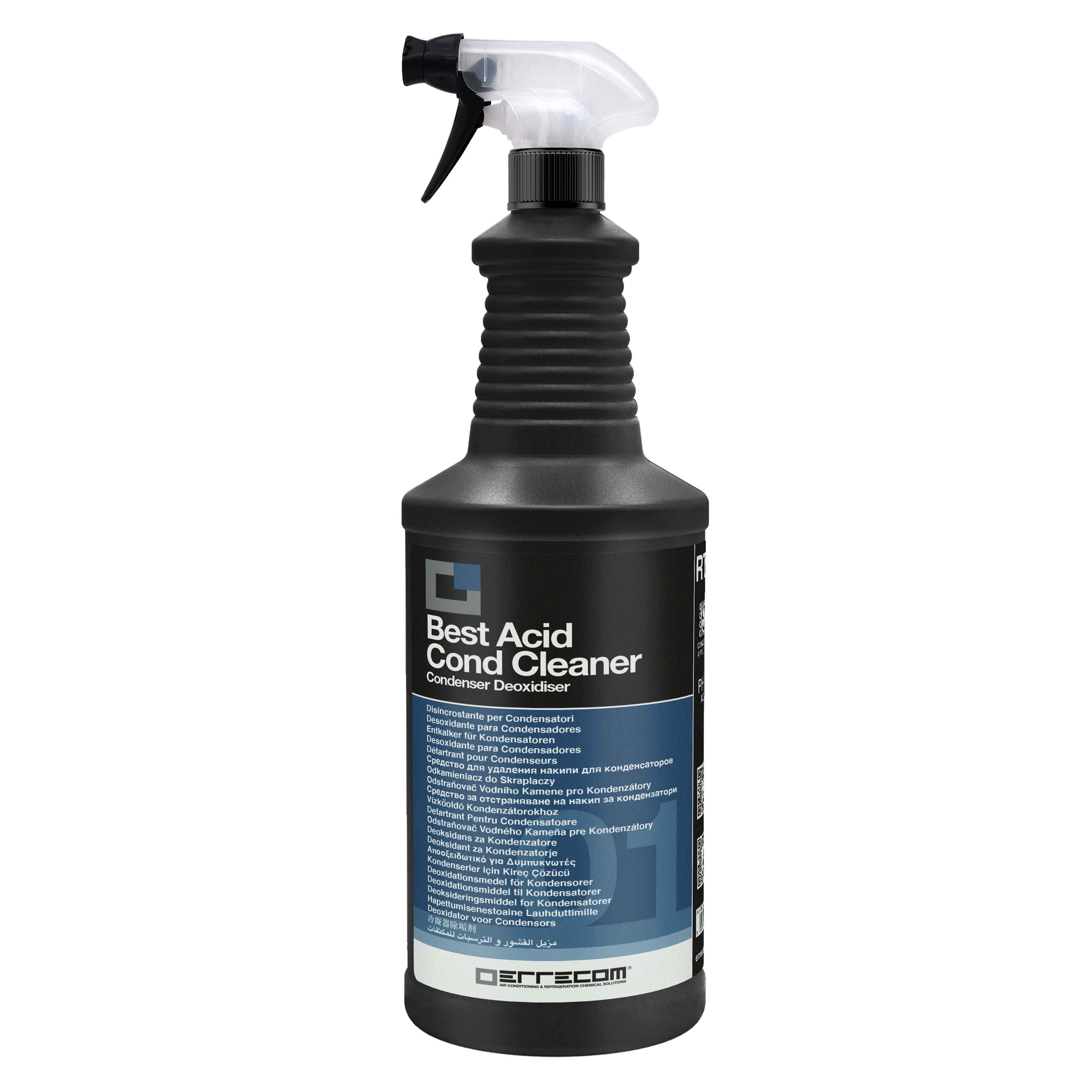 6 x Säureentkalker Spray für Kondensatoren - BEST ACID COND CLEANER - 1 lt - Pack Nr. 6 Stück.