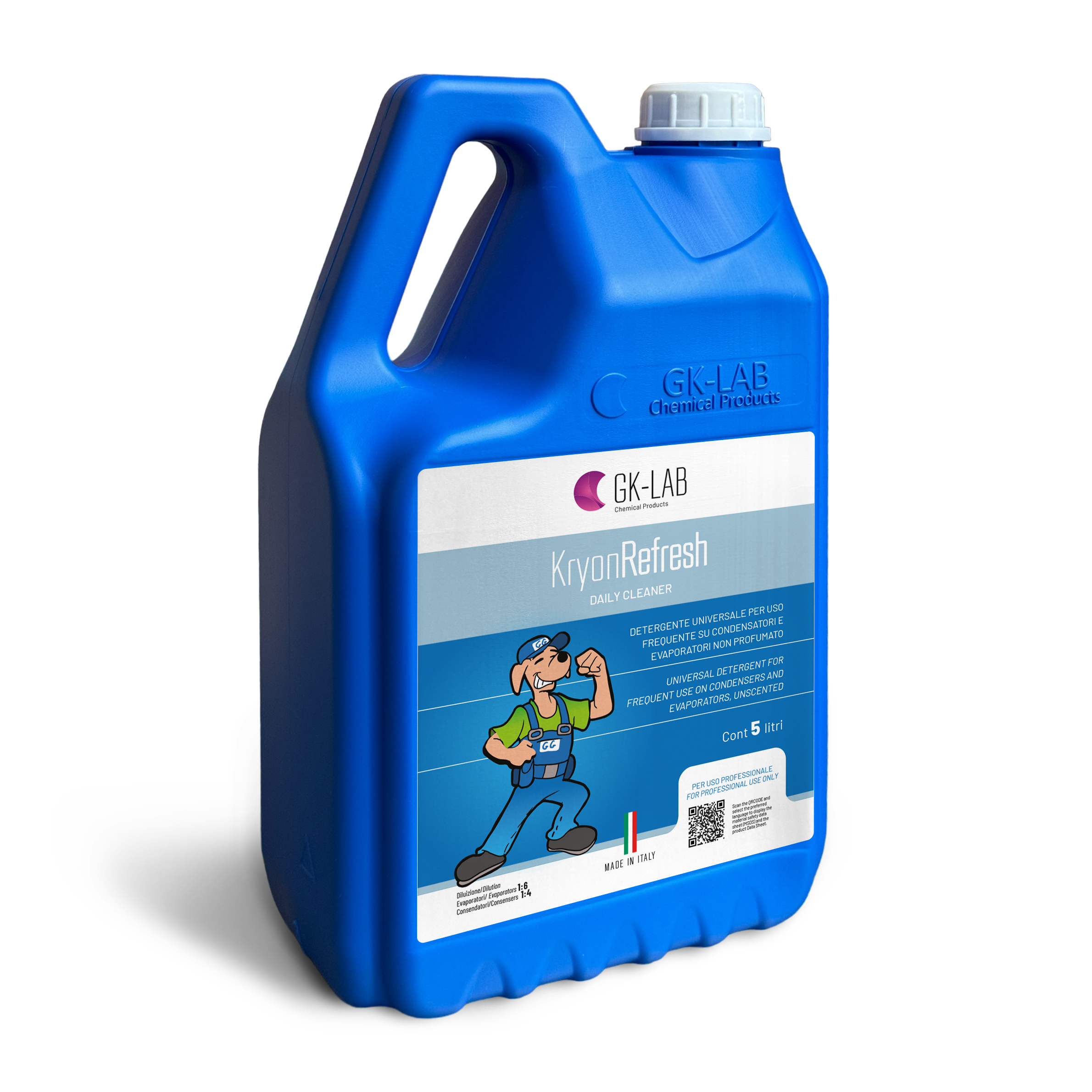 GKLab periodischer Sprühreiniger für Kondensatoren und Verdampfer Kryon Refresh - 5-Liter-Tank