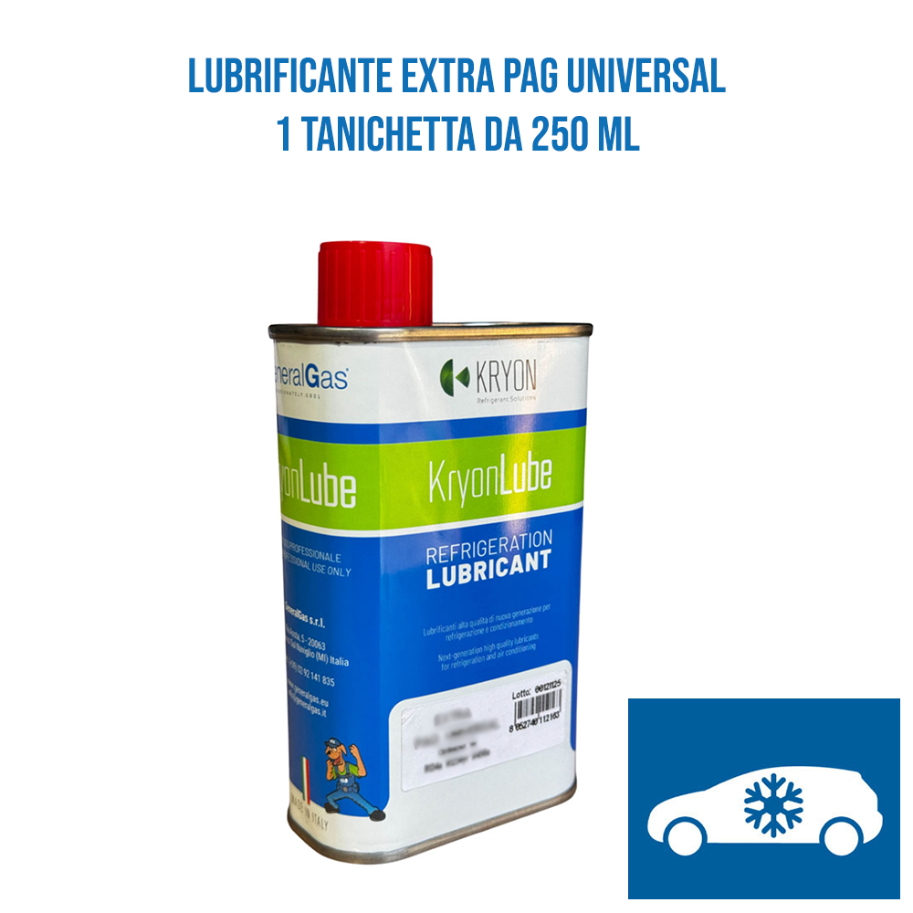 KryonLube EXTRA Universal PAG AUTO Lubricant für R134a und R12434yf  – 250 ml metallkanister